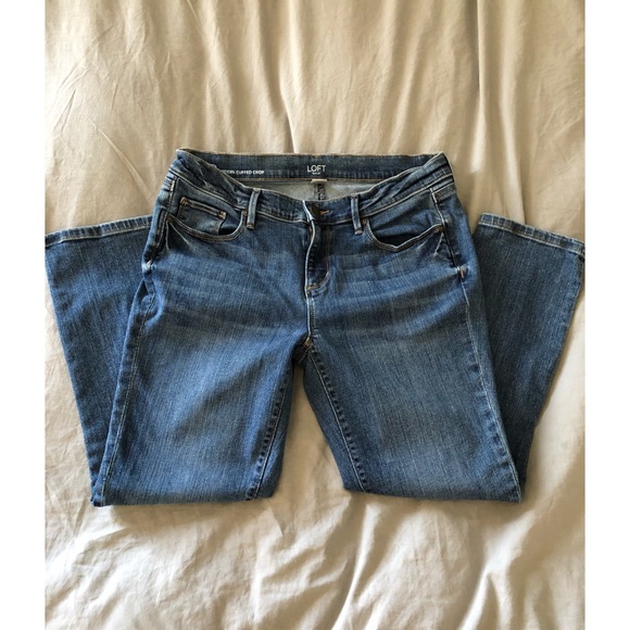 loft modern cuffed crop